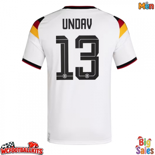 Germany Deniz Undav #13 Replica Home Stadium Shirt World Cup 2026 Short Sleeve